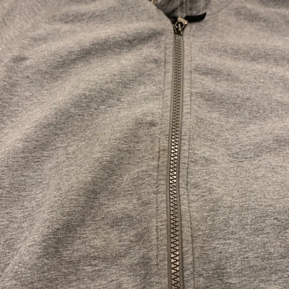 Zegna Sport Gray Zipper Sweatshirt size L